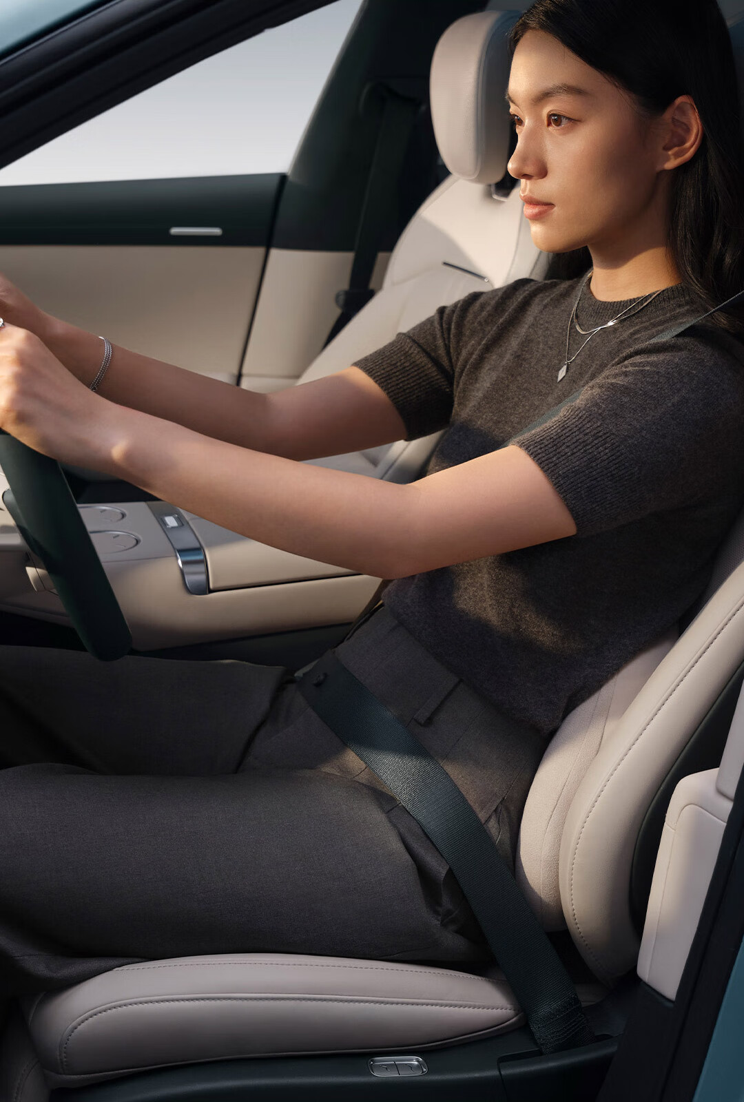 Автомобильная поясничная подушка Mijia Car Comfort Lumbar Support, светло-серая, оригинальная для Xiaomi SU7/YU7, универсальная удобная подушка для спины