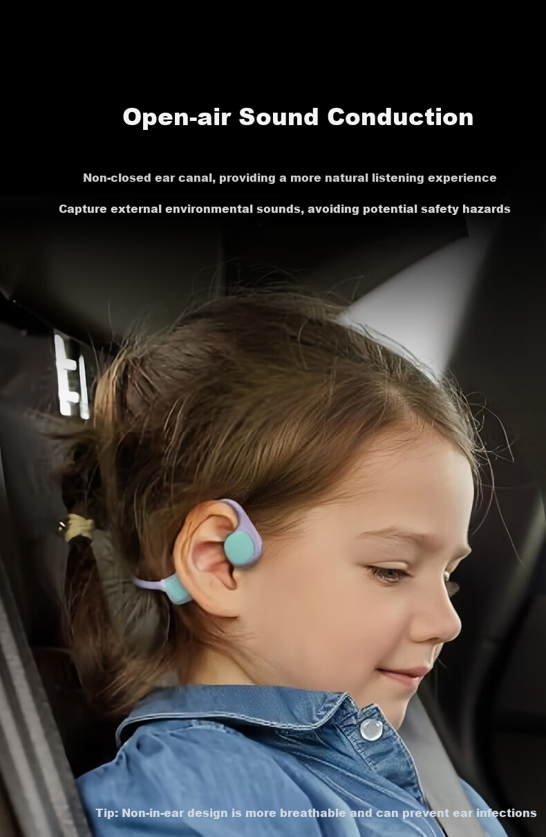 Беспроводные наушники Tribit Student Bluetooth, детские, не вкладыши, для онлайн-уроков, помощи в обучении, тренировки памяти, спорта, прослушивания музыки, накладные