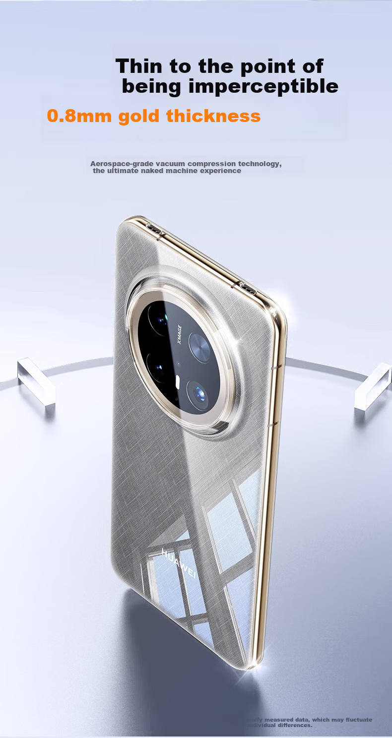 DIVI Чехол для Huawei Pura 80, прозрачный, ультратонкий, противоударный, защита камеры, мягкий