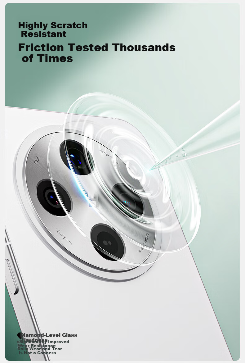 Защитное стекло для камеры Shanmo для OPPO Find X8 Ultra, противоударная пленка для задней камеры с полным покрытием, набор из 2 шт.