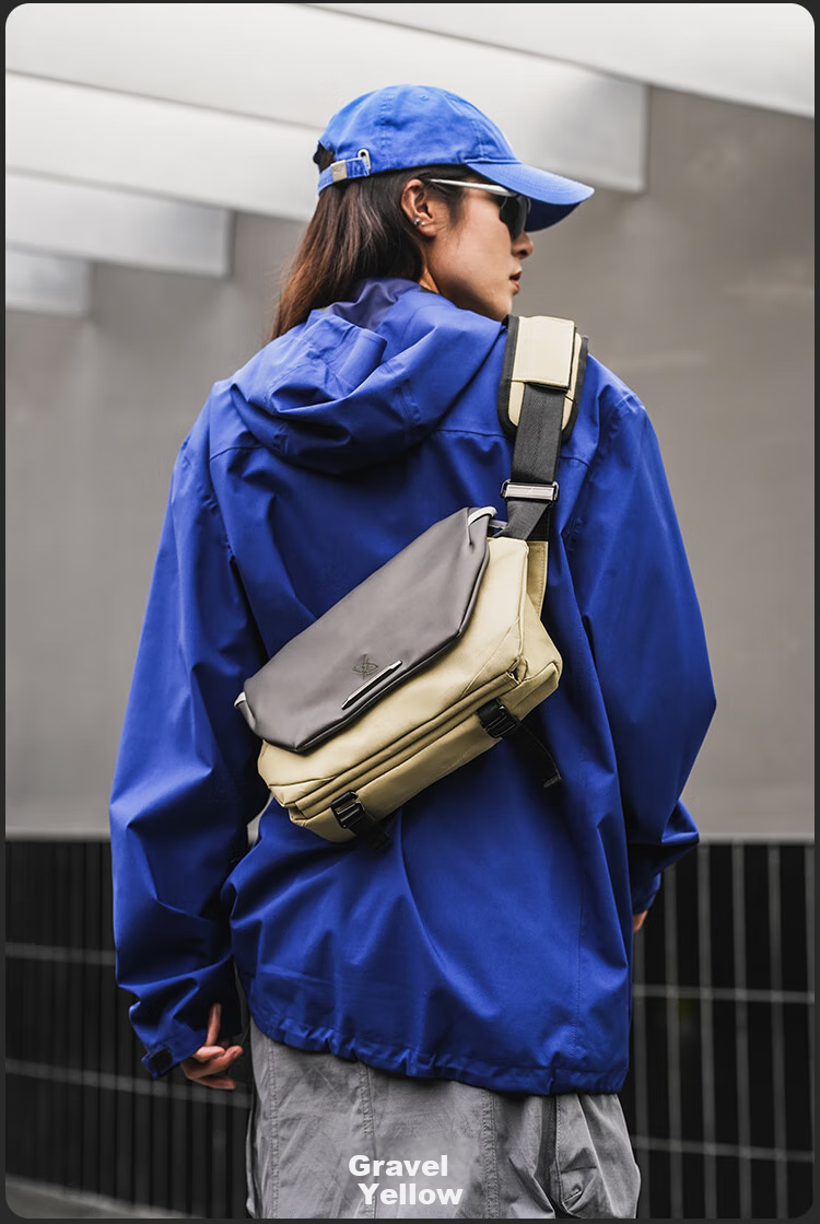 Мужская сумка GYXX Nebula 2 Crossbody, трендовая функциональная сумка через плечо, повседневная дорожная плоская сумка