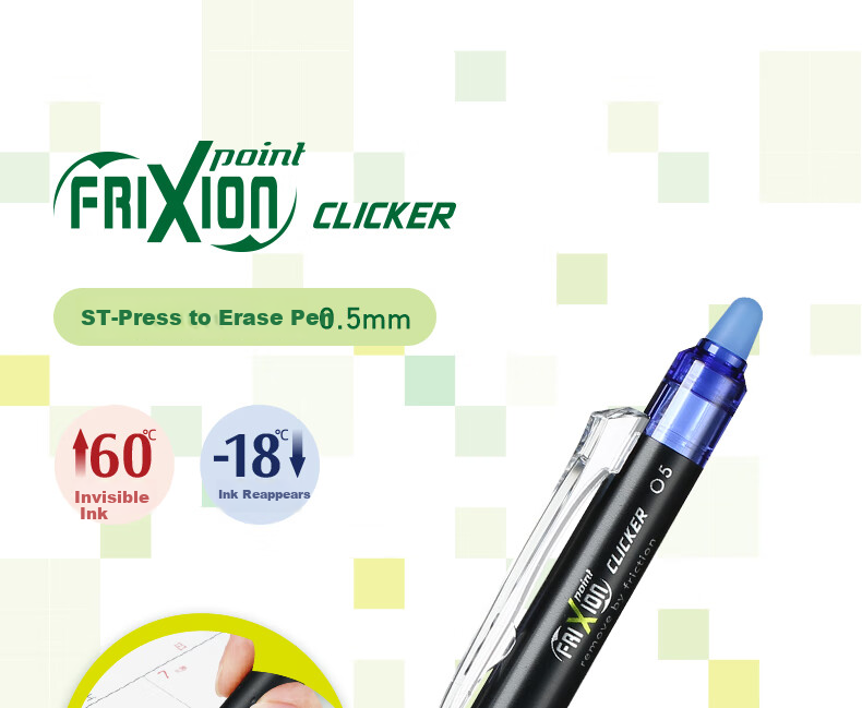 PILOT Retractable Erasable Gel Pen 0.5mm, розовый, 12 шт.