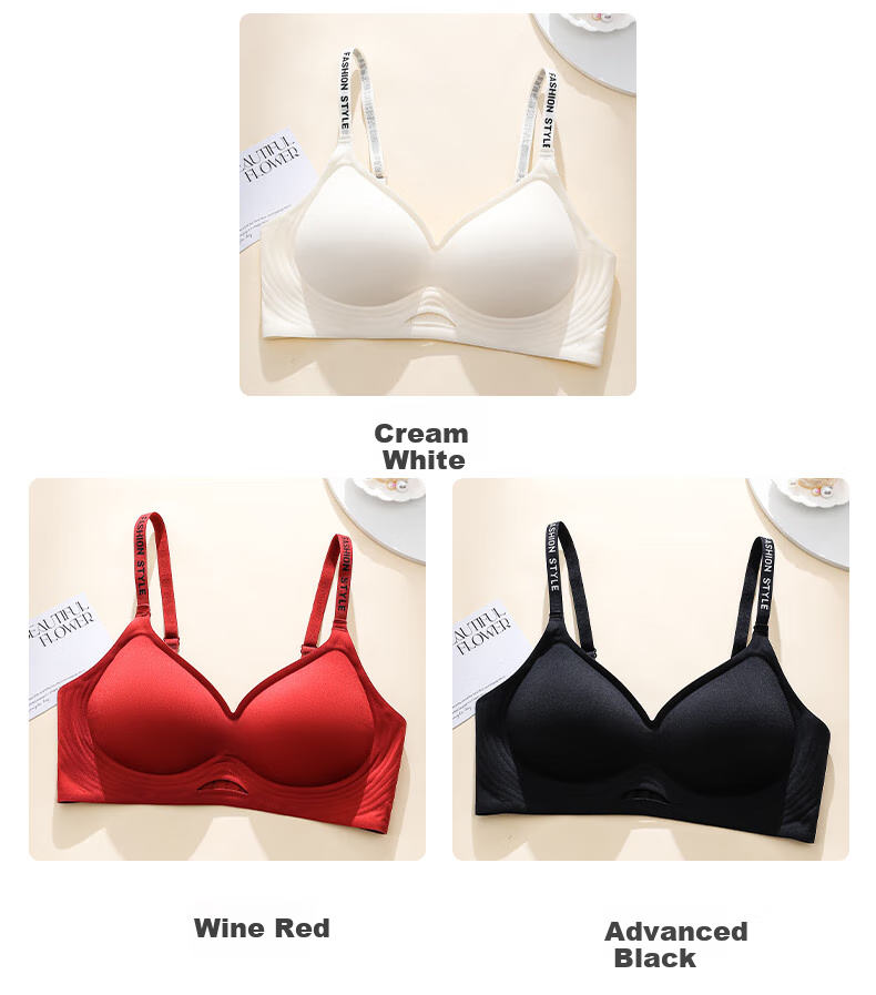 Бюстгальтер GUJIN Seamless Bra, бесшовный, для женщин, тонкие бретели, пуш-ап, поддерживающий, корректирующий, красивый дизайн спины, тонкий стиль, увеличивающий грудь, телесный цвет