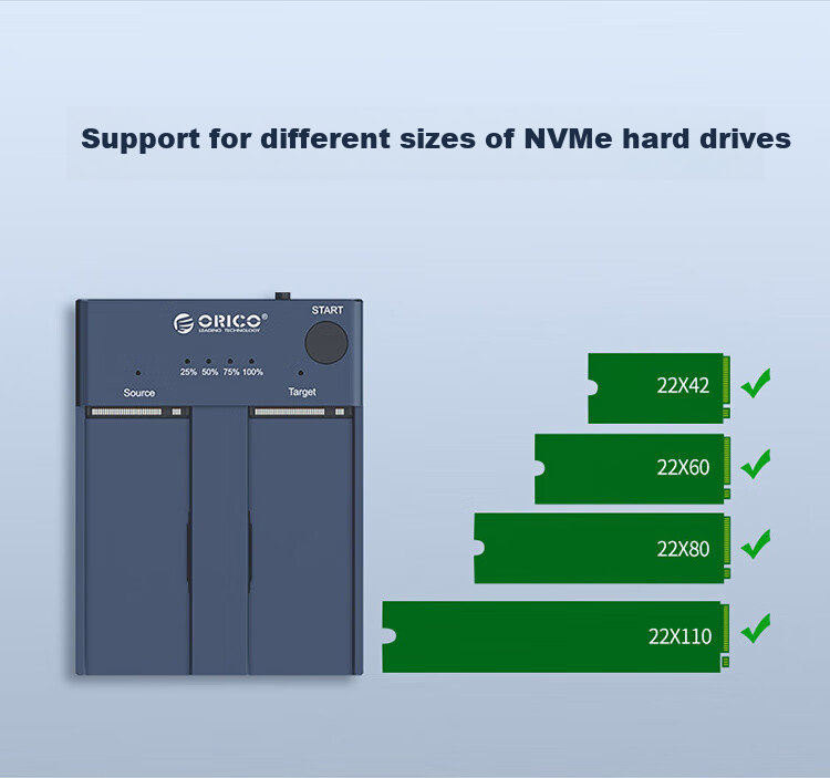 Корпус для M.2 SSD с копированием