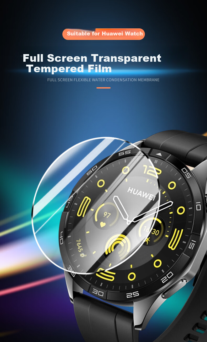 Защитное стекло Xiaopijiang для Huawei Watch GT5/GT4 (41мм), набор из 3 штук, прозрачное, закаленное, противоударное