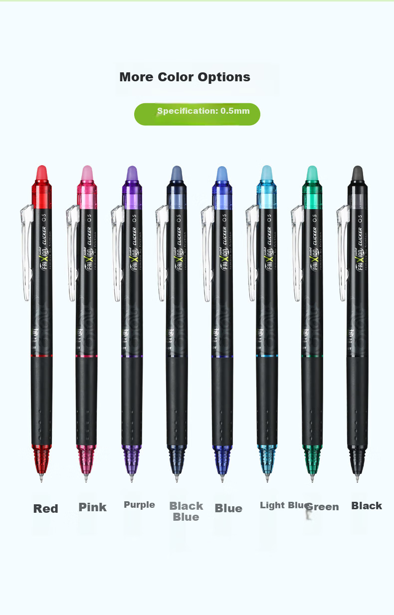 PILOT Retractable Erasable Gel Pen 0.5mm, розовый, 12 шт.