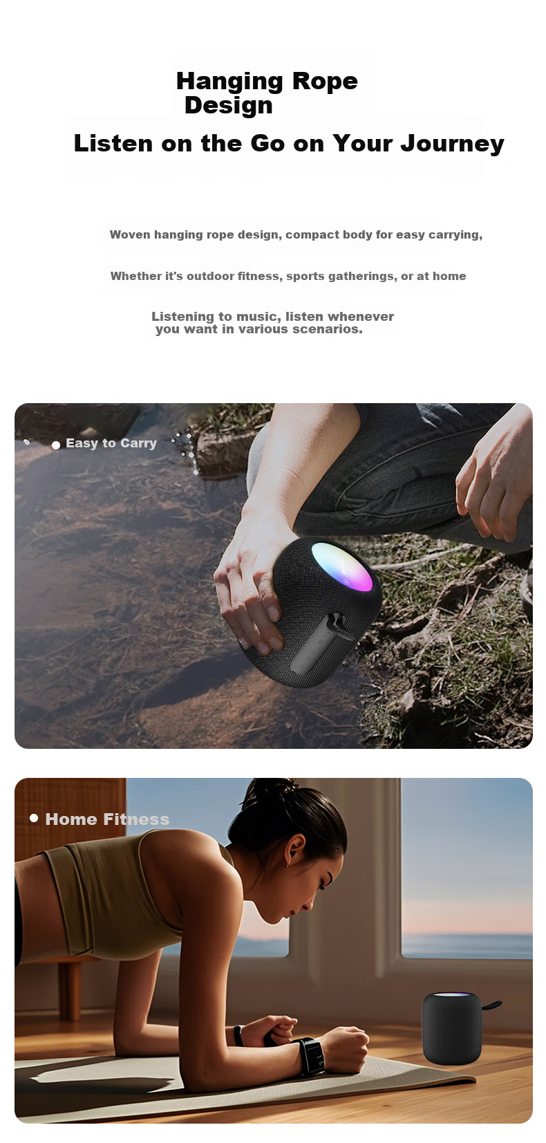 Портативная Bluetooth-колонка Newmine K228, мини-аудиосистема с усиленными басами, высококачественный звук для дома и улицы, с TF-картой, подарок