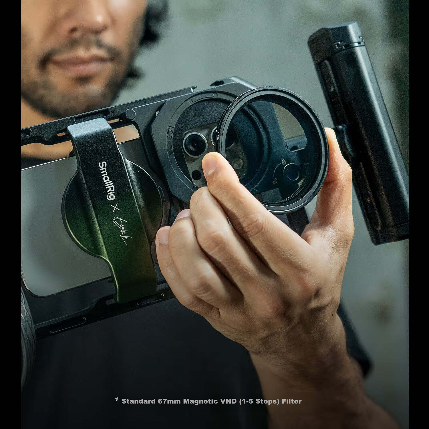 Комплект для видеоблогинга SmallRig 4596 Brandon Li Co-Created All-In Professional Live Streaming Phone Cage