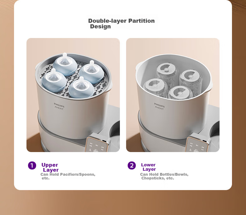 Philips AVENT Многофункциональный стерилизатор-подогреватель бутылочек, с функцией сушки и приготовления смеси