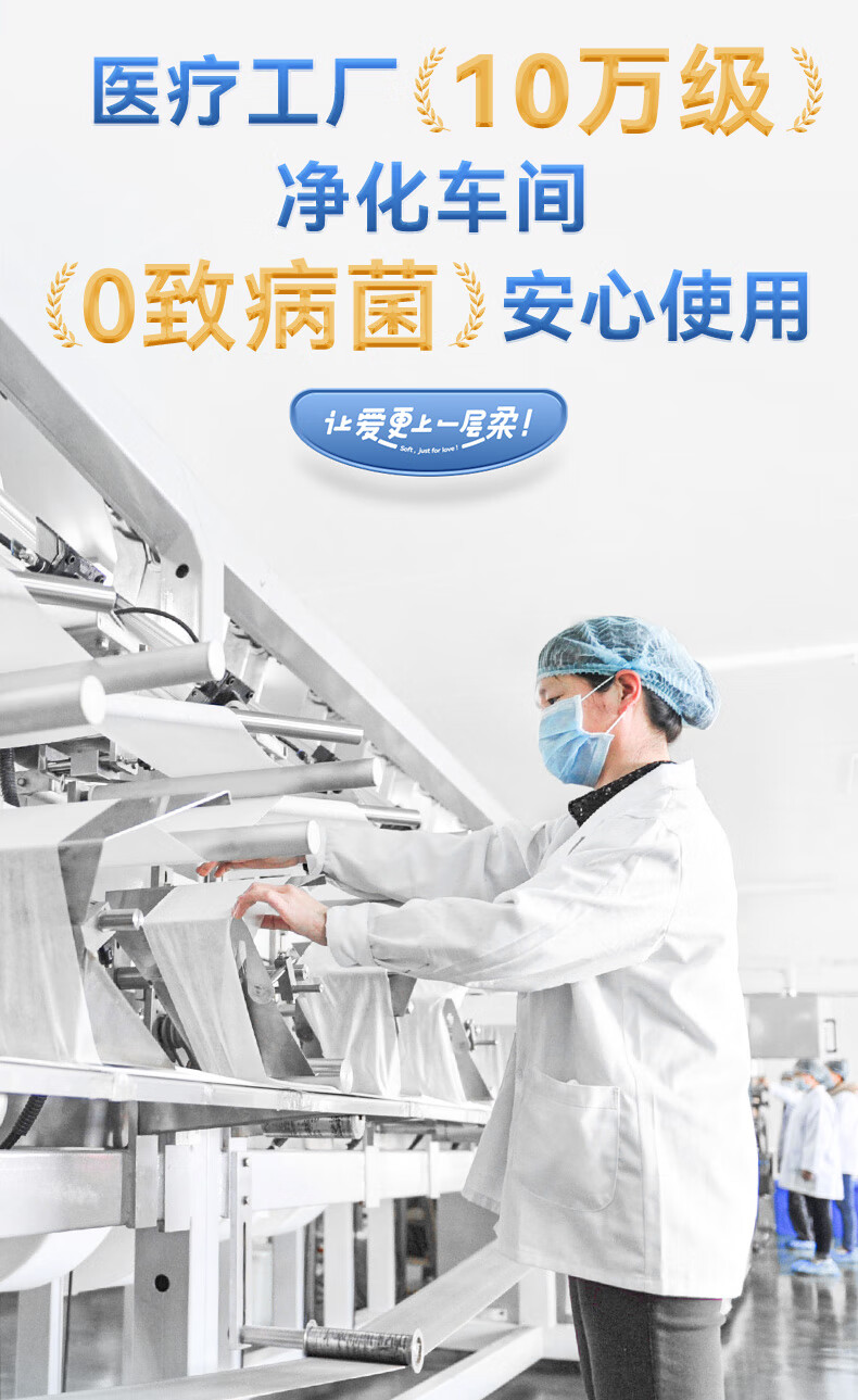 Одноразовые хлопковые полотенца FulCotton, 100% хлопок, мягкие, для лица, 180 шт. х 4 упаковки