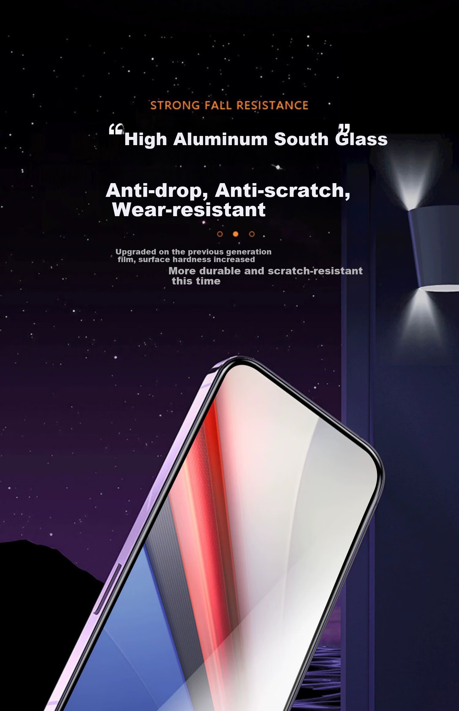Защитное стекло Smorss для Apple iPhone 14 Pro Max, 2 шт., закаленное стекло, HD Clear, без пыли, защита от отпечатков пальцев, полное покрытие