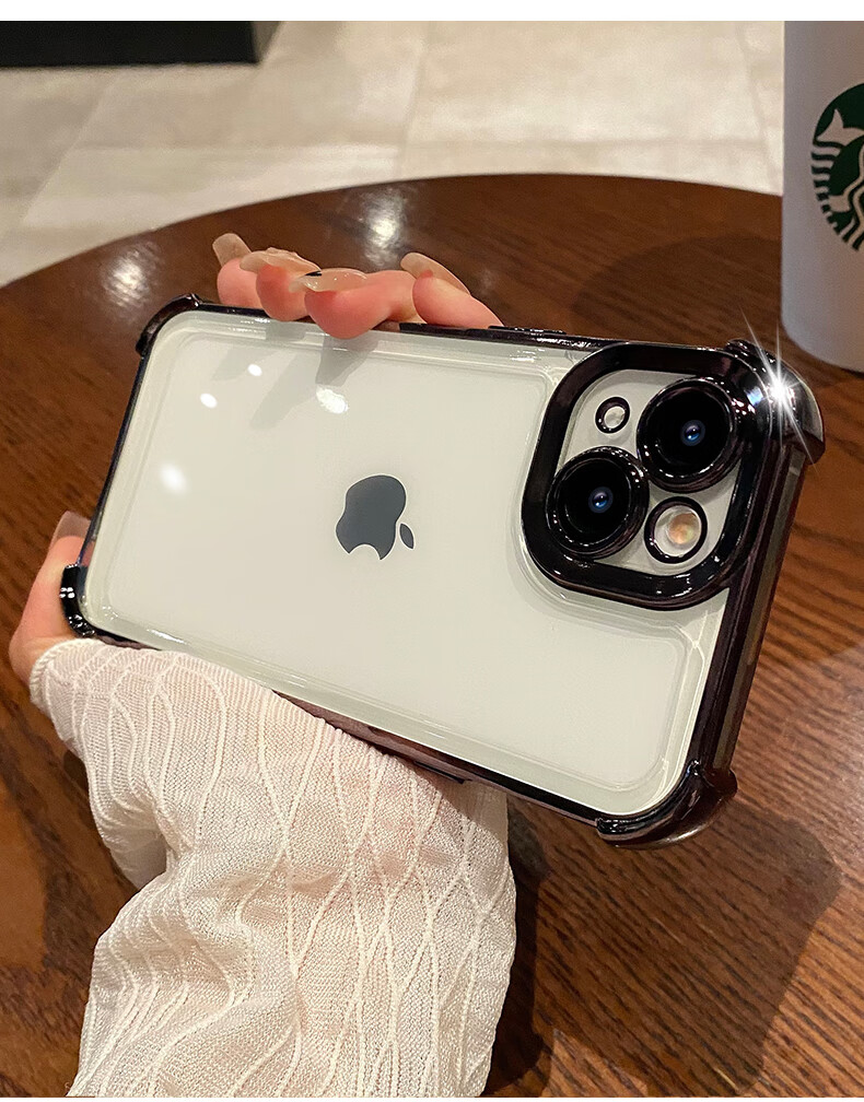 Чехол для iPhone 15 Mengxiangkejia, прозрачный, с полной защитой камеры, ультратонкий, противоударный, пылезащитный, антиотпечатки, простой дизайн для мужчин и женщин, титановый серый