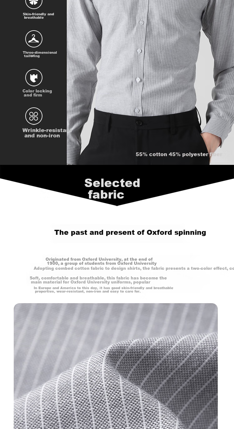 Рубашка ROMON Oxford Cotton мужская, с длинным рукавом, размер 4XL, цвет белый