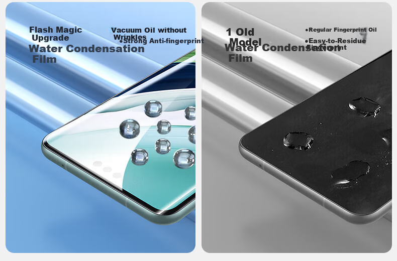 Защитная пленка для экрана Huawei Mate60 Pro/Mate60 Pro+/RS, гидрогелевая, противоударная, отпечатки пальцев, полное покрытие, 2 шт.