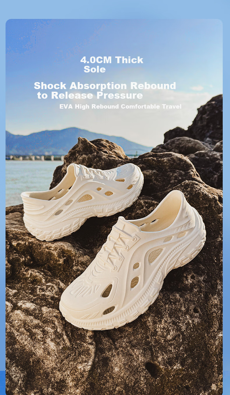 Мужские перфорированные сандалии YUZHAOLIN, спортивные, пляжные, для вождения, летние, YF253, хаки, размер 42-43
