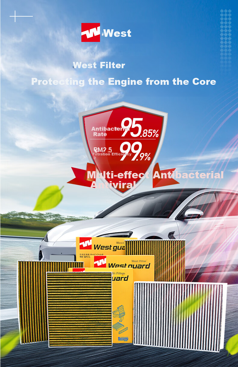 Салонный фильтр Weisite MK9542P для Ford Focus (2012-2014), Ford Kuga 1.6T (2013)