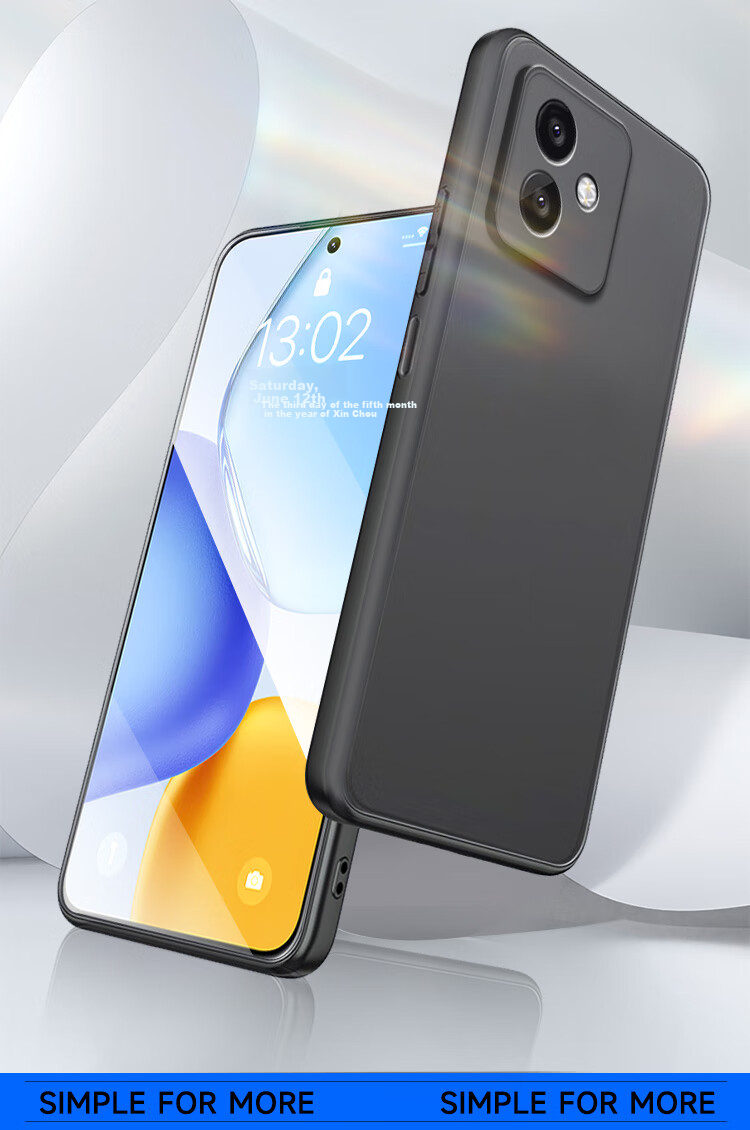 Чехол для телефона Kulefeng для Honor X60 GT, противоударный, с защитой объектива, черный