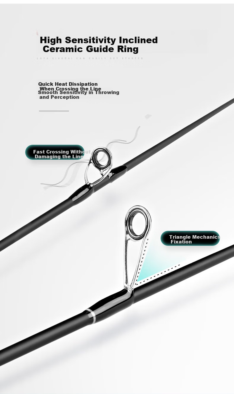 Спиннинговый набор Taigek Micro-Canting Lure Rod, 1.68м, UL Fast, прямой хват, для стримовой рыбалки