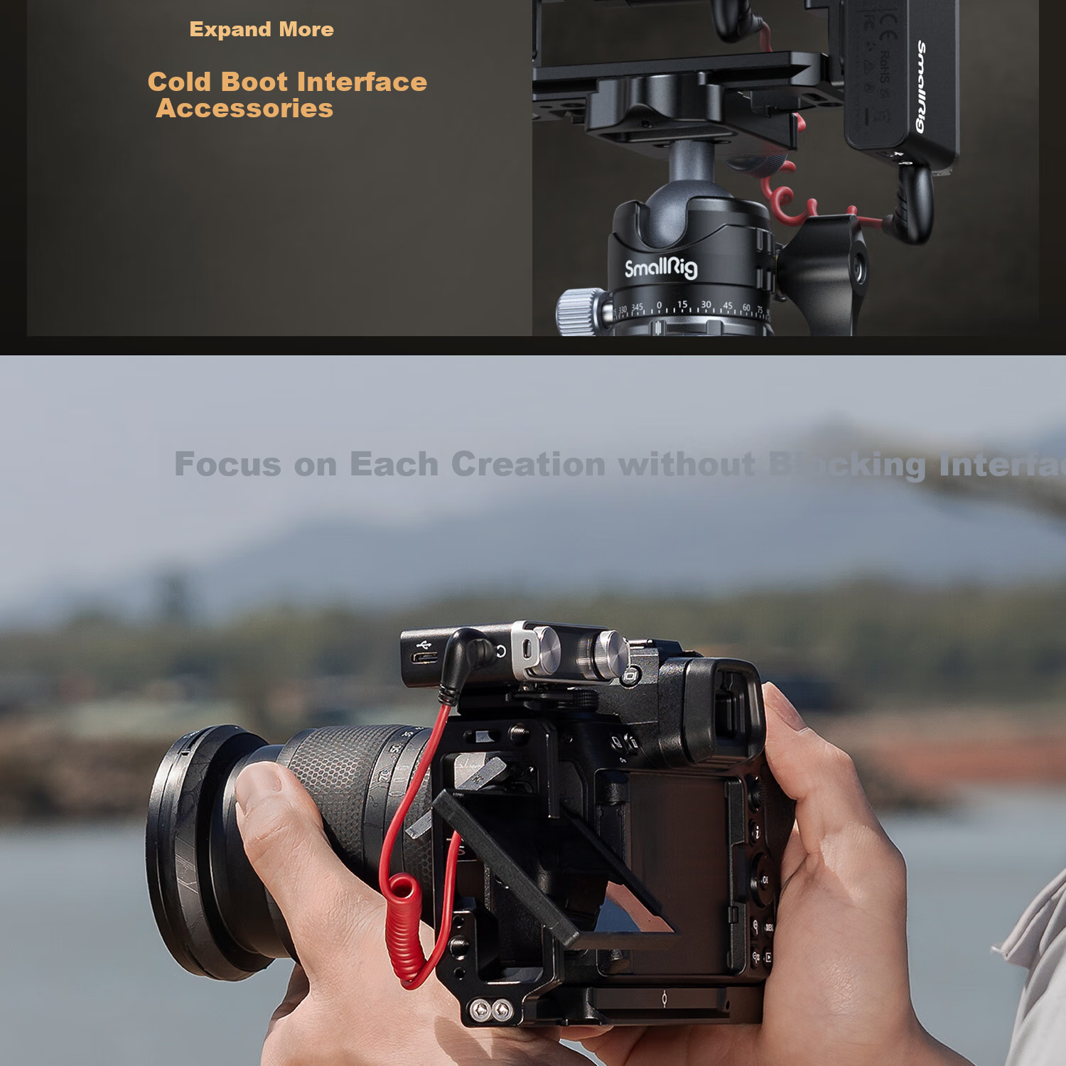 Комплект SmallRig 4523 для Nikon Z6 III, "Ночной филин", подходит для беззеркальных камер Nikon Z6 III, с ручным захватом, комплект аксессуаров для фото- и видеосъемки, L-пластина для камеры, клетка "Кролик"