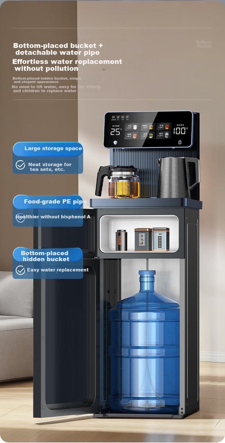 Чайник-термос AUX YC-0.75-08 с функцией охлаждения, 0.8 л, 1350 Вт, сенсорное и дистанционное управление, антибактериальный