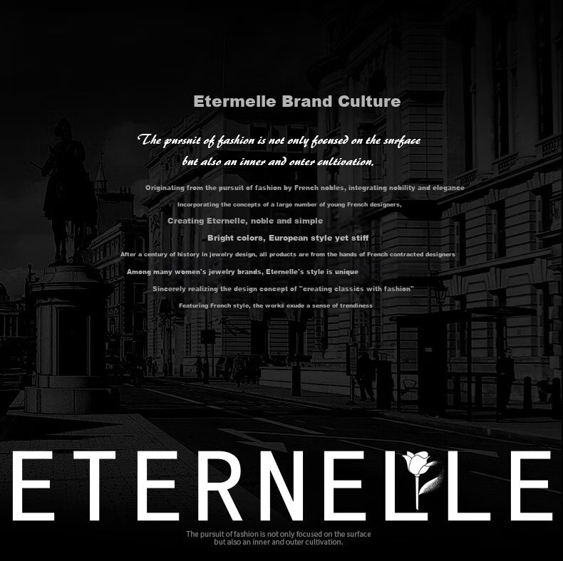Серьги Eternelle, серебро 925 пробы, женские, минималистичный стиль, легкая роскошь, элегантные, подарок на Новый год