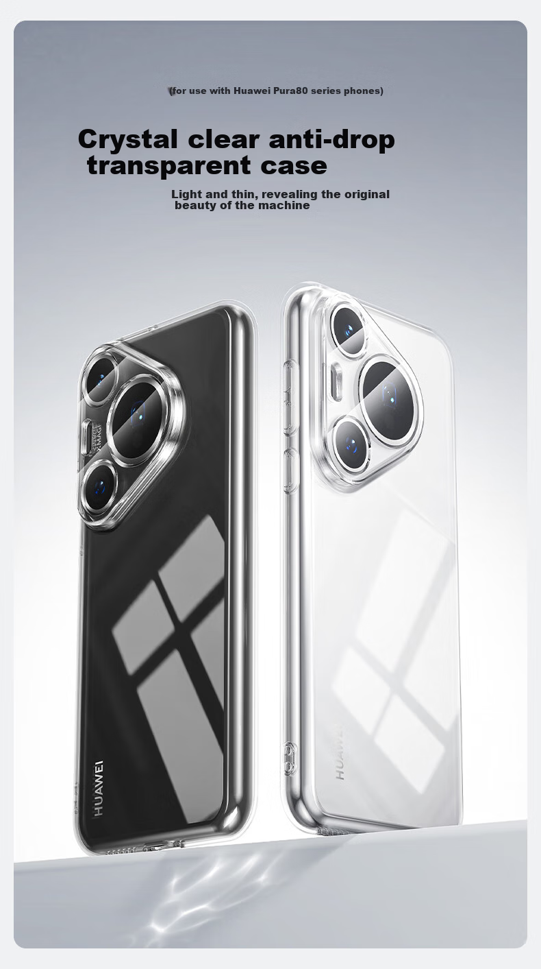 Прозрачный чехол для Huawei Pura 80 Pro