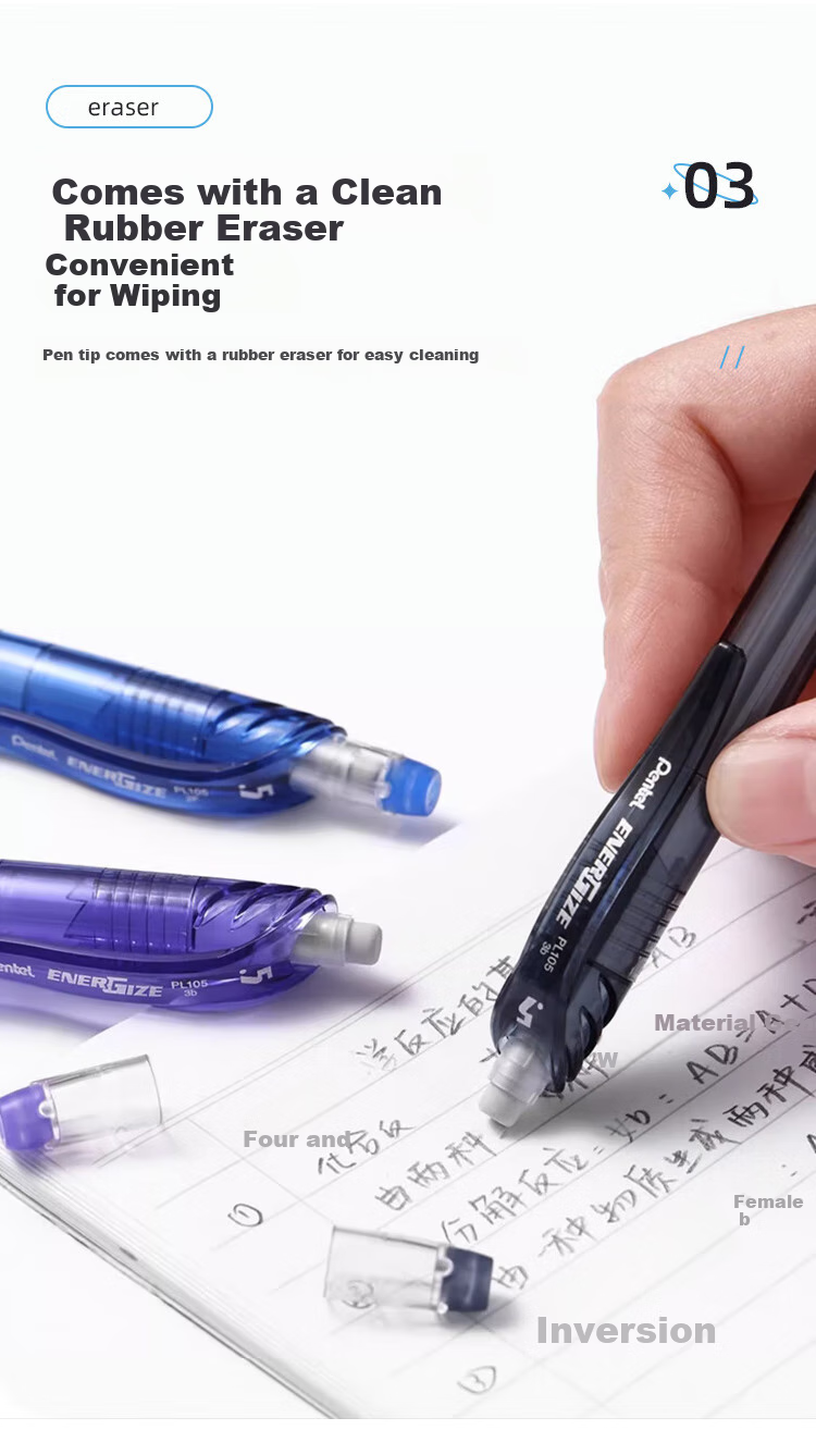 Автоматическая карандаш Pentel PL105, 0.5 мм, черный