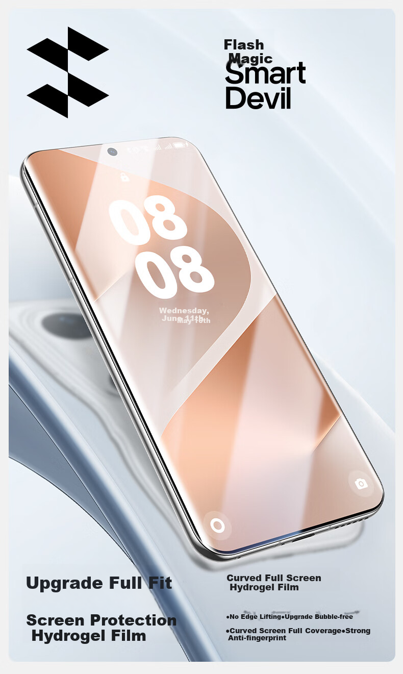Защитная гидрогелевая пленка Shanmo для Huawei Pura 80 Pro/Pro+/Ultra, полноэкранное покрытие, противоотпечатки пальцев, 2 шт.
