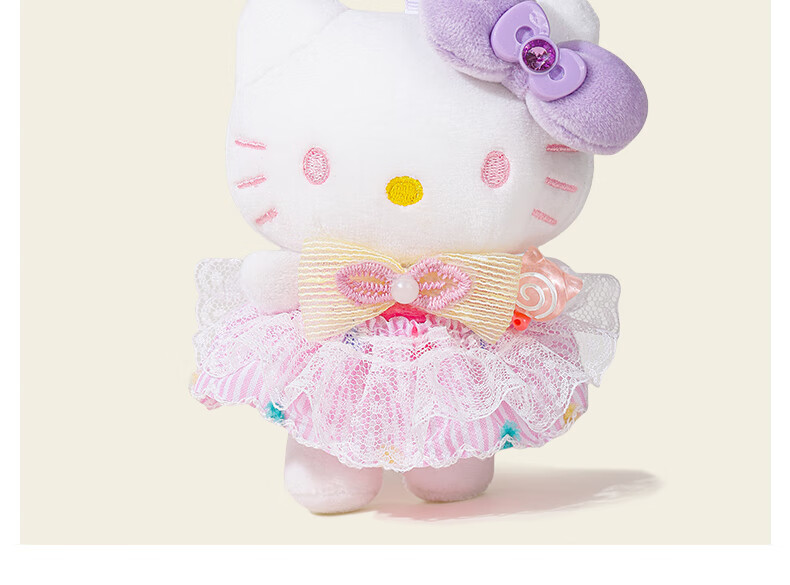 Плюшевая игрушка Yimeiwawa HelloKitty, подвеска для рюкзака, брелок, мягкая игрушка, подарок для девочки