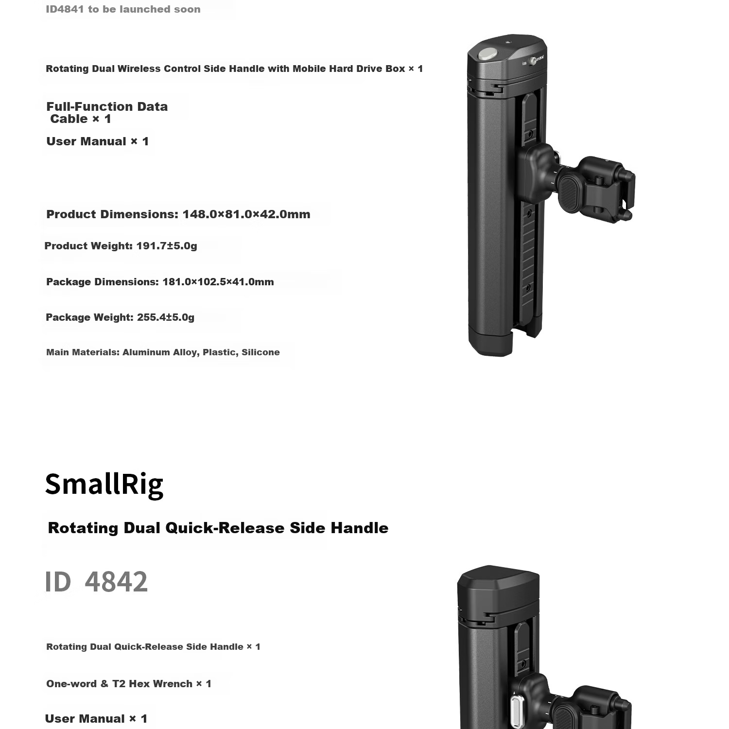 Комплект для видеоблогинга SmallRig 4596 Brandon Li Co-Created All-In Professional Live Streaming Phone Cage