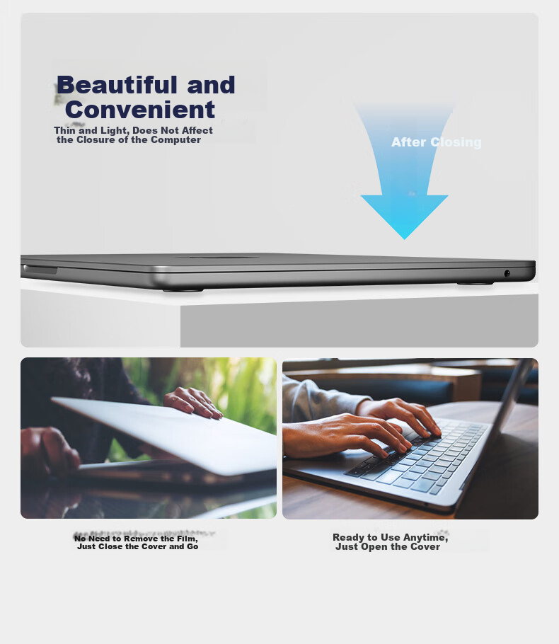 Защитная пленка Mofawu для MacBook Air 13.6 дюймов, антибликовая, антишпионская, HD