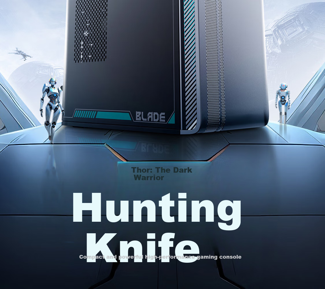 Игровой компьютер ThundeRobot Black Knight Hunter Blade, Intel Core i7-13650HX, 16 ГБ DDR5, 1 ТБ SSD, RTX 4060, Windows 11 Home