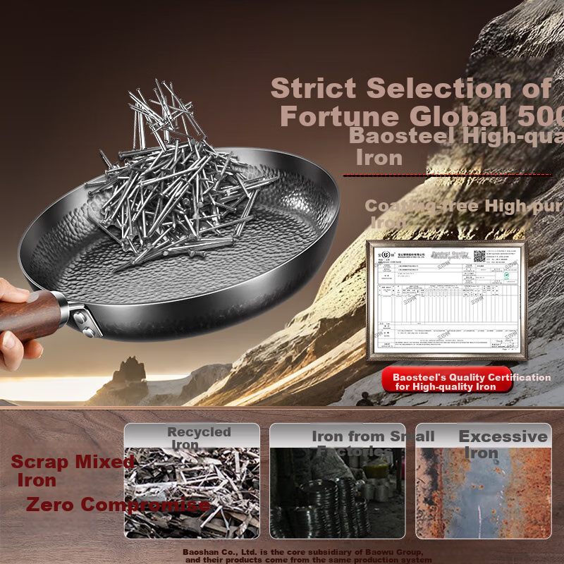 Сковорода SSGP, чугунная, 28 см, с крышкой, без покрытия, для газовых плит