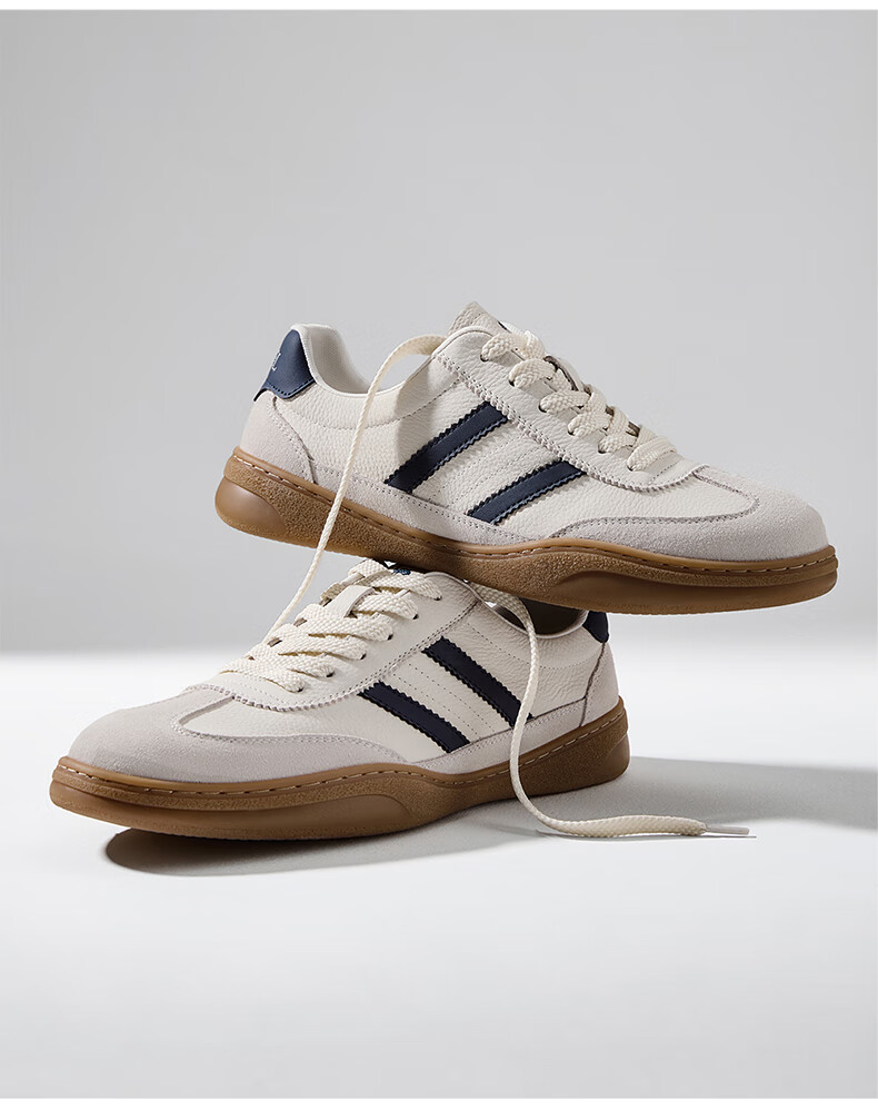 Мужские кроссовки CAMEL Retro Comfortable Versatile Soft Grip Relaxed Casual Training Shoes, G15A547089, Белый и синий, Размер 42