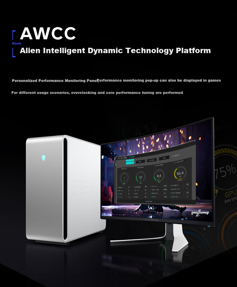 Игровой настольный компьютер Alienware Area-51 Legend, Intel Core Ultra 9, 64 ГБ ОЗУ, 2 ТБ SSD, RTX 5080, Windows 11 Home