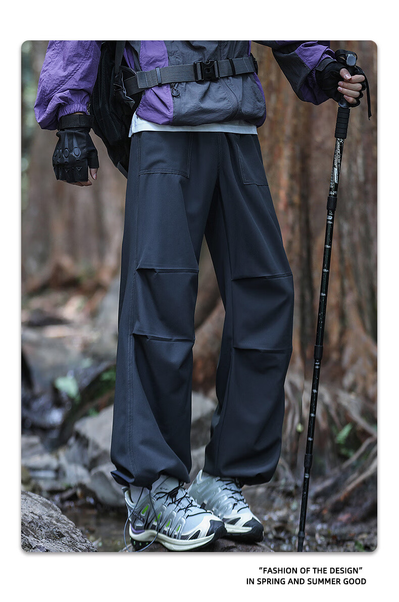 Мужские штаны POUM American-Style Outdoor Hiking Pants, Осень-Зима, тактические карго штаны, 8398 Темно-серый S