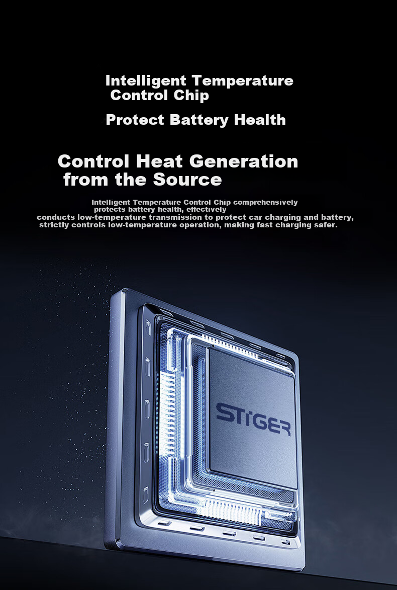 Автомобильное зарядное устройство Stiger 70W с двумя выдвижными кабелями Type-C и Lightning, адаптер в прикуриватель для быстрой зарядки Huawei, Xiaomi, Apple, Android
