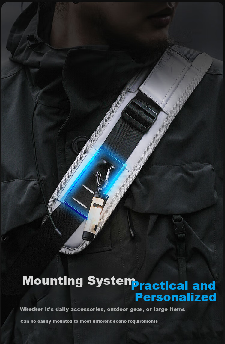Мужская сумка GYXX Nebula 2 Crossbody, трендовая функциональная сумка через плечо, повседневная дорожная плоская сумка