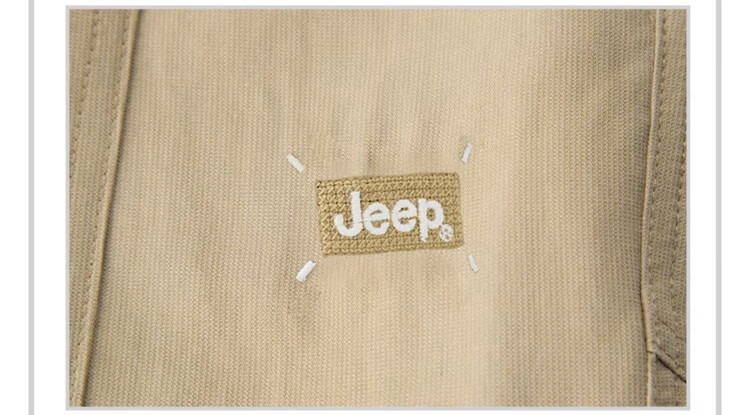 Повседневные брюки JEEP для мужчин, осенне-зимние брюки из чистого хлопка, свободные прямые брюки, универсальные спортивные брюки, цвет хаки, размер XL