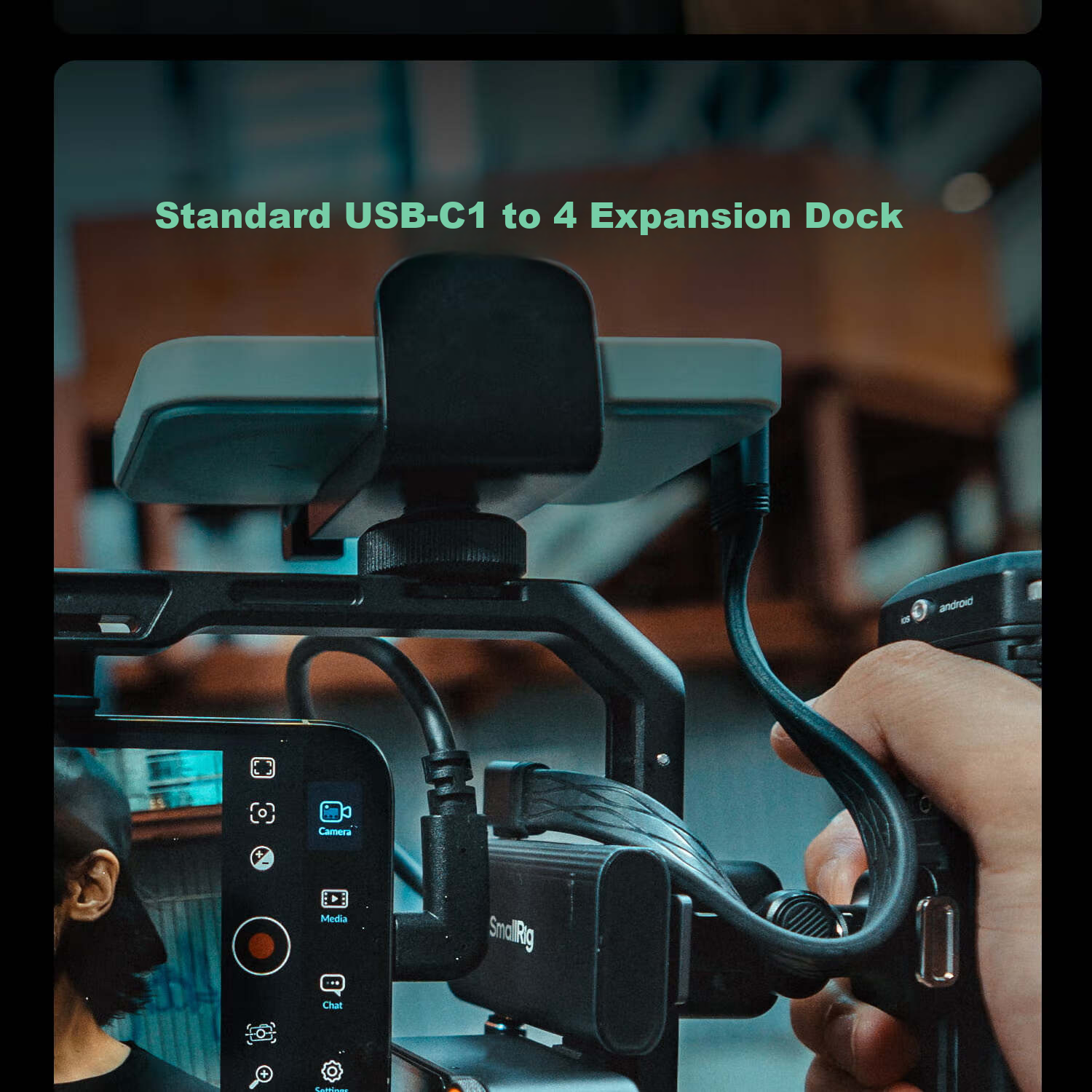 Комплект для видеоблогинга SmallRig 4596 Brandon Li Co-Created All-In Professional Live Streaming Phone Cage