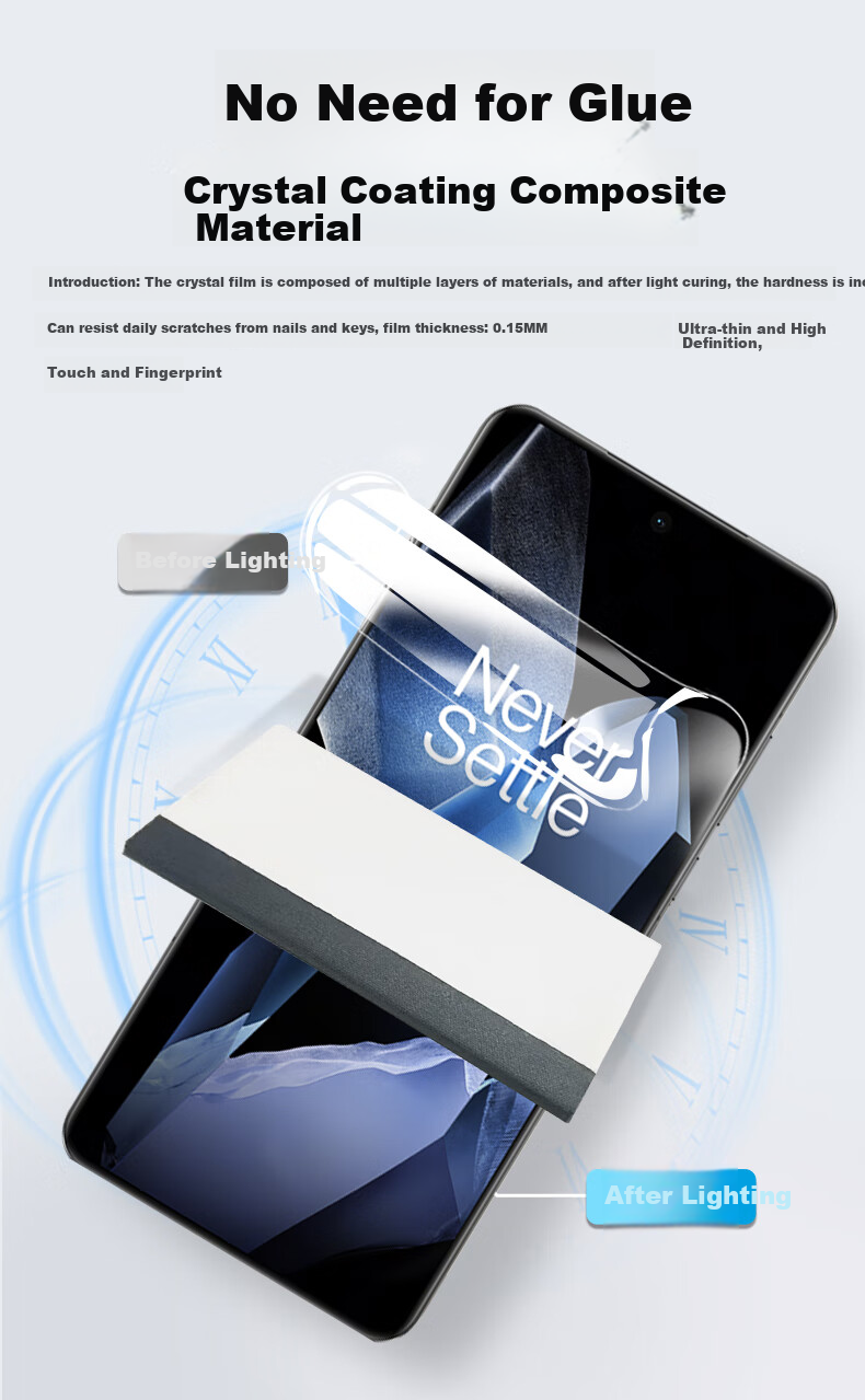 Защитная пленка Smorss для OnePlus 13, УФ-закаленная, керамическая, HD, анти-капля, полное покрытие, 2 шт.