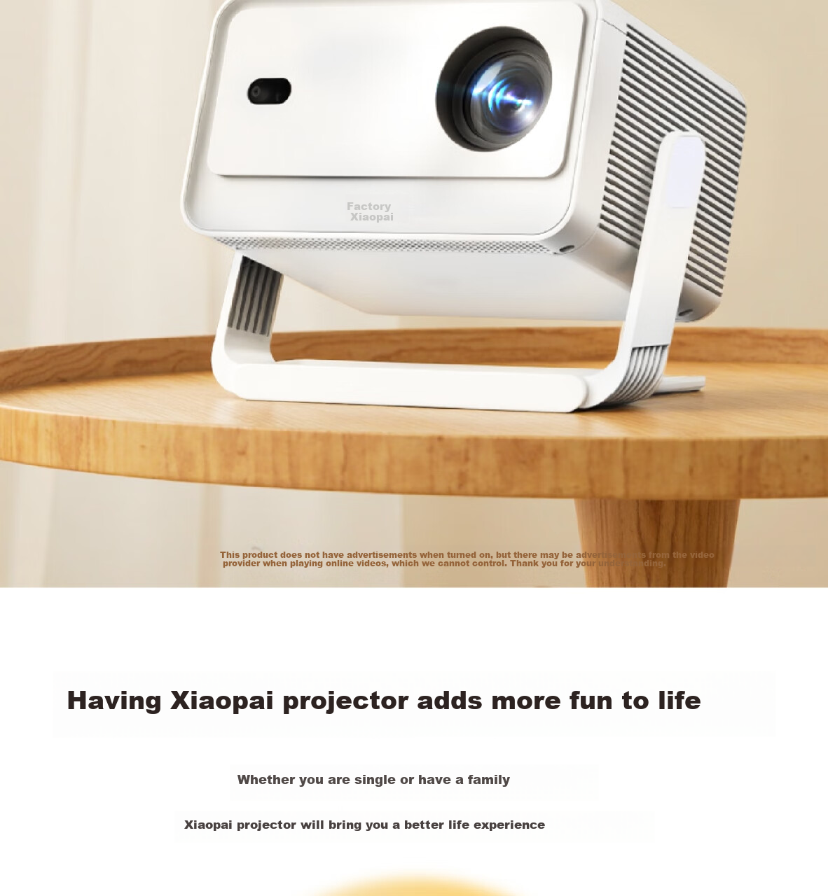 Портативный проектор Xiaopai Q5Pro, True 1080P HD Smart Portable Home Theater