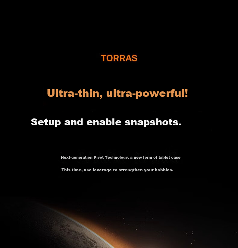 Чехол TORRAS для iPad 11 дюймов (10-го и 11-го поколений), ультратонкий, противоударный, с держателем для Apple Pencil, черный
