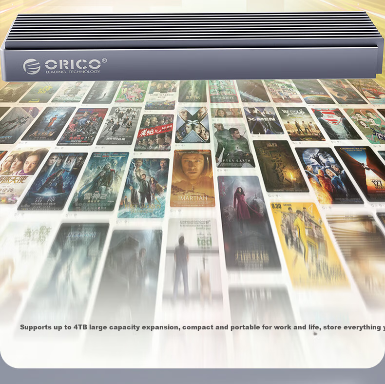 Внешний корпус ORICO M.2 NVMe SSD 10Gbps Type-C, алюминиевый, M2PJ
