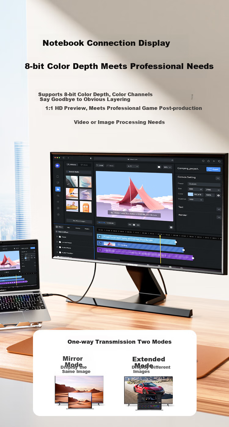 Кабель USB Type-C - HDMI