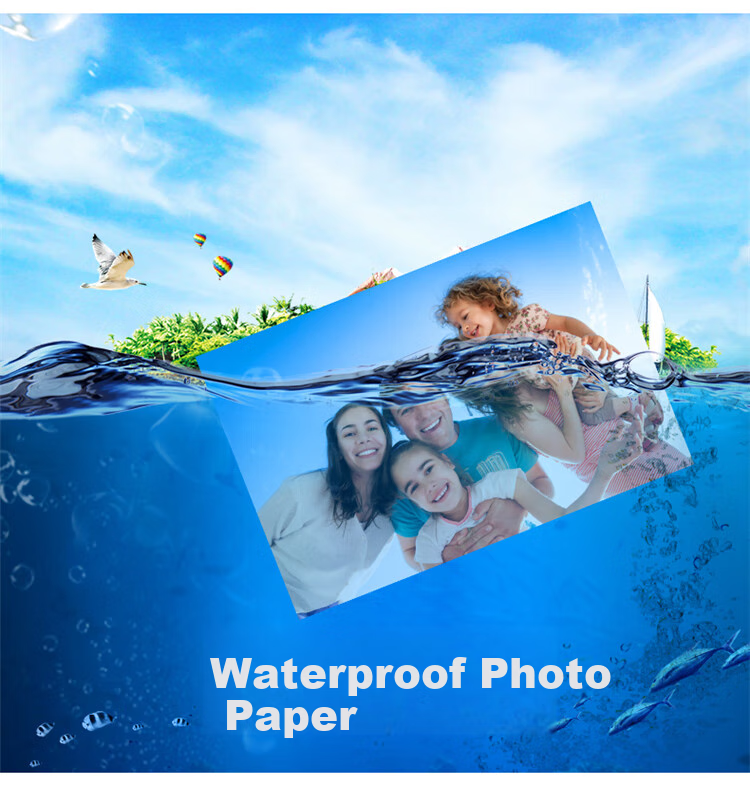 Фотобумага Befon 5R, глянцевая, водостойкая, быстросохнущая, 260 г/м², для струйных принтеров, 100 листов