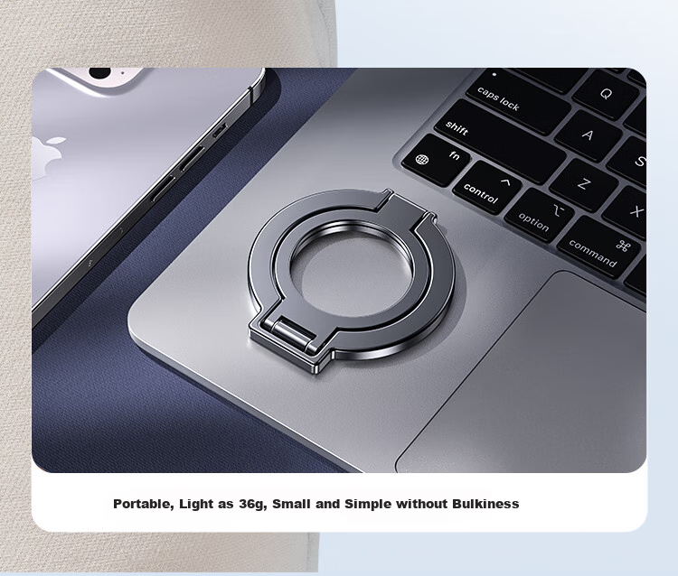 Магнитный держатель для телефона THE TREE MagSafe, складной, ультратонкий, портативный, из алюминиевого сплава, для настольного использования, 360° вращение