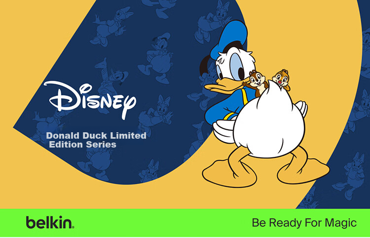 Чехол для iPhone 16 Pro BELKIN Disney Donald Duck Custom Edition, MagSafe, противоударный, TPU, оранжевый