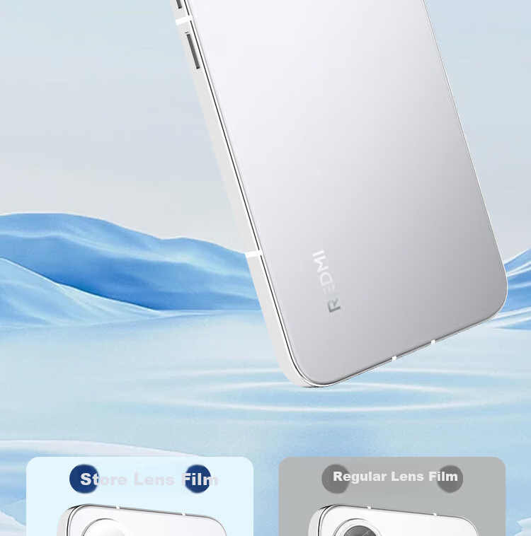 Защитное стекло для камеры ESCASE для Redmi Turbo 4 Pro, прозрачное