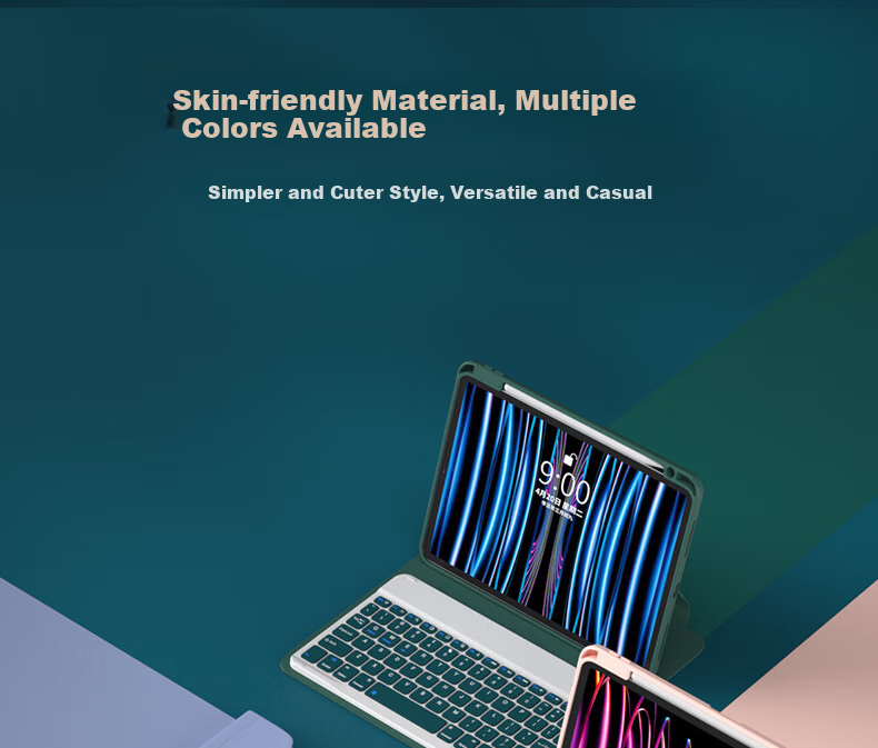 Чехол-книжка B.O.W Hangshi HC036K для iPad Air 4/Air 5, 10.9 дюйма, фиолетовый